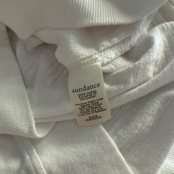 Sundance White Textured Long Sleeve Top, Size XS, EUC - Picture 7 of 7